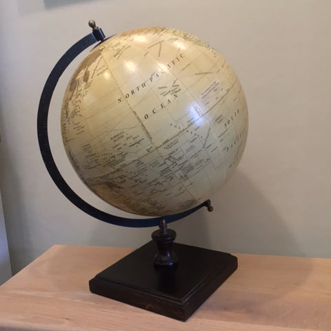 Concepts World Globe on Wooden Base