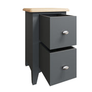 Hastings Grey Small Bedside Cabinet
