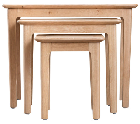 GoodWood by Concepts - Helsinki Oak Nest Of 3 Tables