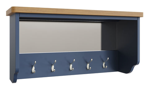 Camber Blue Hall Bench Top