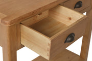 Camber Oak Console Table