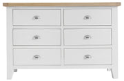 GoodWood by Concepts - Turner White 6 Drawer Chest Of Drawers