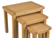 Concepts Battle Oak Nest of 3 Tables