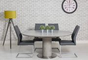 Concepts Contemporary Delta Round Extending Dining Table