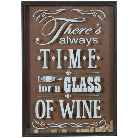 Concepts Time For Wine Cork Deposit Wall Sign