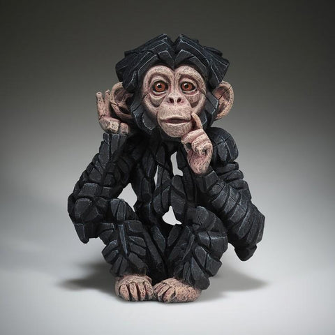 Edge Baby Chimpanzee "Hear no Evil" Sculpture