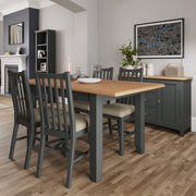 Hastings Grey Extending Dining Table - Various Sizes