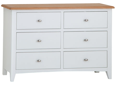 Hastings White 6 Drawer Chest Of Drawers