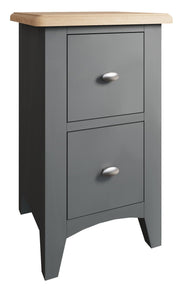Hastings Grey Small Bedside Cabinet