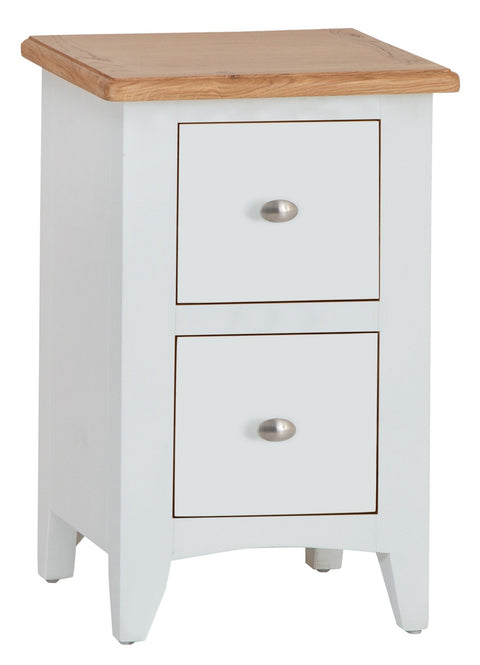 Hastings White Small Bedside Cabinet