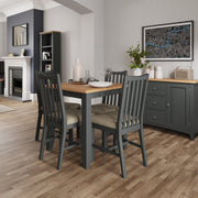 Hastings Grey Fixed Top Table