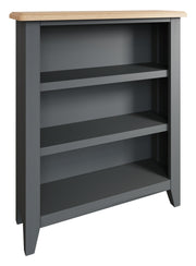 Hastings Grey Small Wide Bookcase