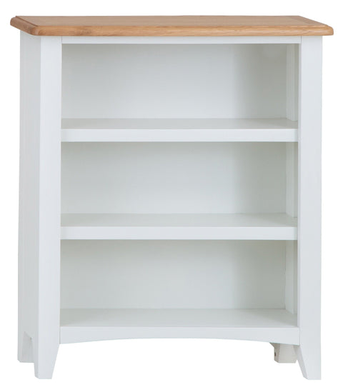 Hastings White Small Wide Bookcase