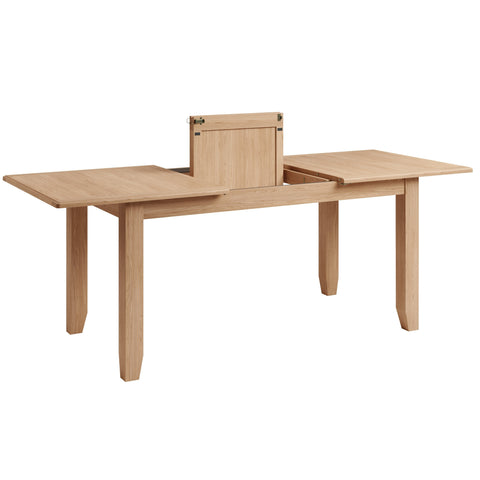 Hastings Oak  1.6m Butterfly Extending Dining Table
