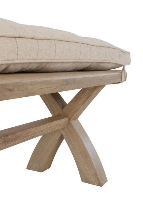 Concepts Rye Oak 2m Bench Cushion Only – Natural Check