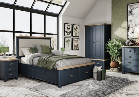 Concepts Rye Blue Bedside Cabinet