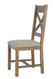 Concepts Rye Oak Cross Back Dining Chair (Natural Check)