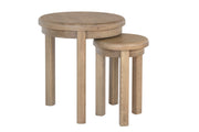 Concepts Rye Oak Round Nest Of Tables