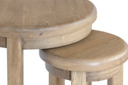 Concepts Rye Oak Round Nest Of Tables