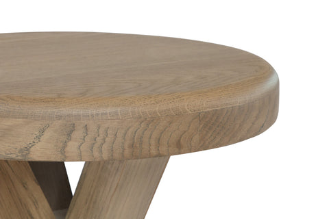 Concepts Rye Oak Round Side Table