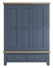 Concepts Rye Blue 3 Door Wardrobe