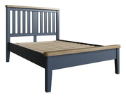 Concepts Rye Blue Bed with Headboard and Low Footboard Set