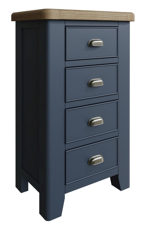 Concepts Rye Blue 4 Drawer Chest Of Drawers