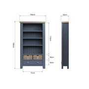 Concepts Rye Blue Large Bookcase