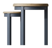 Concepts Rye Blue Round Nest Of Tables