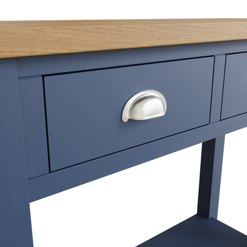 Camber Blue Console Table