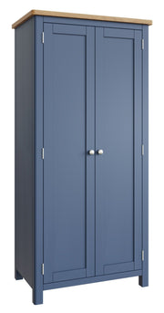Camber Blue 2 Door Full Hanging Wardrobe