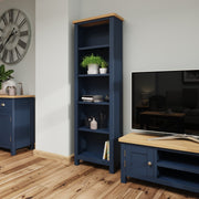 Camber Blue Large Bookcase
