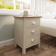 Camber Truffle 3 Drawer Bedside Table