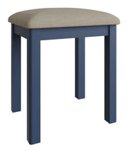 Camber Blue Dressing Table Stool