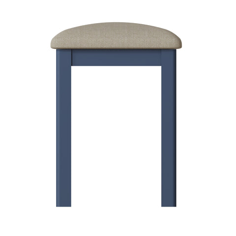 Camber Blue Dressing Table Stool