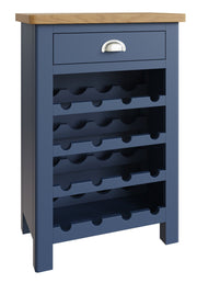 Camber Blue Wine Cabinet