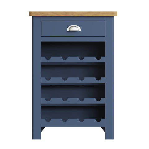 Camber Blue Wine Cabinet