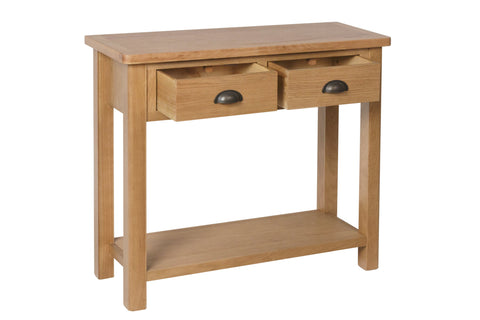 Camber Oak Console Table