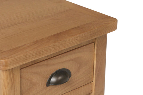 Camber Oak 1 Drawer Lamp Table
