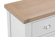 GoodWood by Concepts - Turner White 4 Drawer Narrow Chest Of Drawers