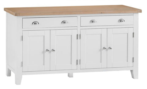 GoodWood by Concepts - Turner White 4 Door Sideboard