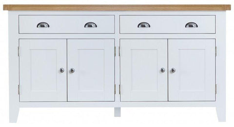 GoodWood by Concepts - Turner White 4 Door Sideboard