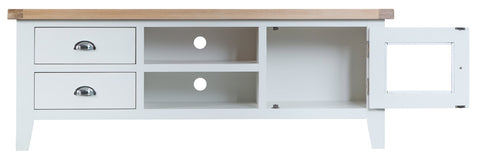 GoodWood by Concepts - Turner White Large TV Cabinet