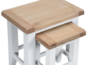 GoodWood by Concepts - Turner White Nest Of 2 Tables