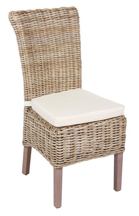 Concepts Wicker Wicker Chair with Cushion - Various Colours