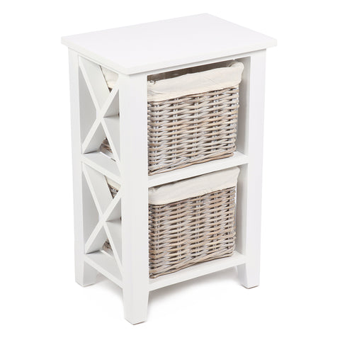 Concepts Wicker 2 Basket Cabinet with Linings